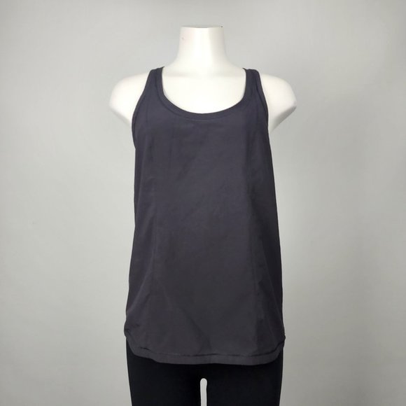 Lululemon Black Athletic Y Back Tank Top Size 8. EUC - Picture 1 of 8